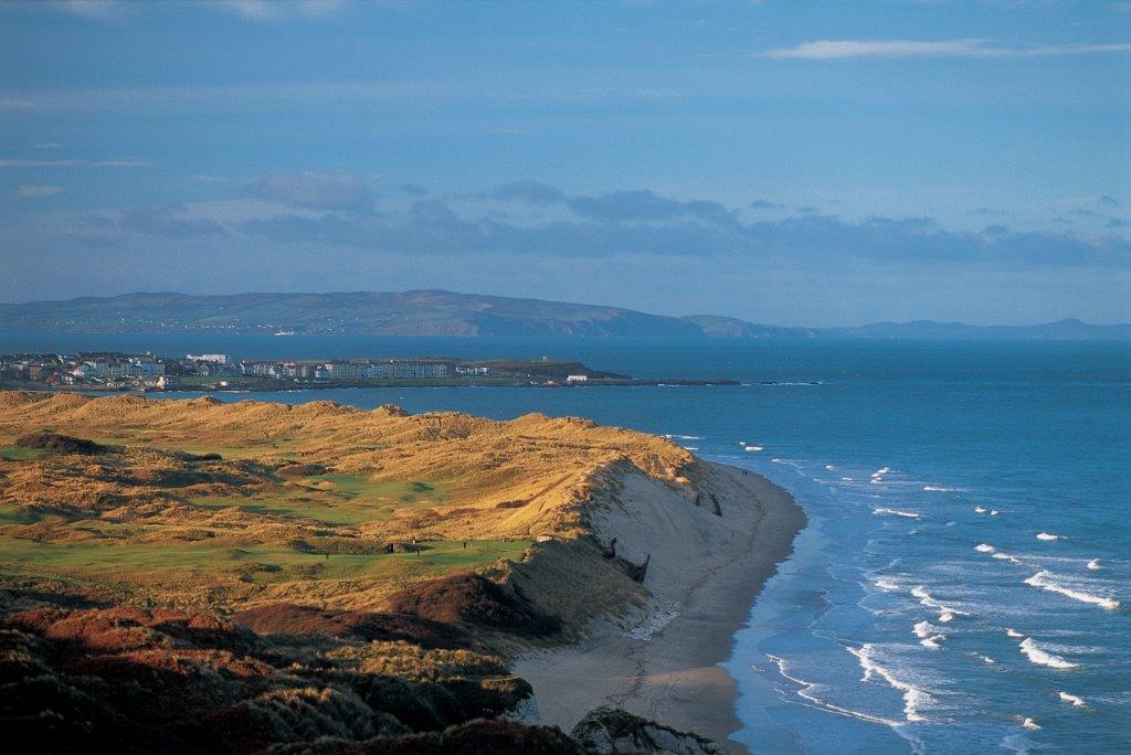 Campo de golf de Royal Portrush 'Dunluce' en Irlanda