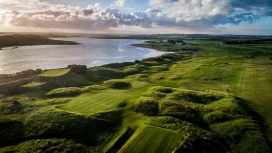 Campo de golf de Castlerock 'Mussenden' en Irlanda